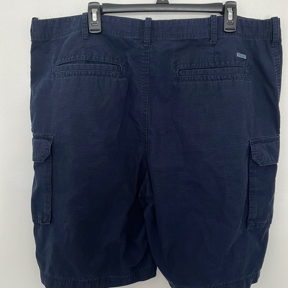 IZOD men cargo shorts 100% cotton 6-pocket zip up beachy Size 40 - Picture 3 of 7
